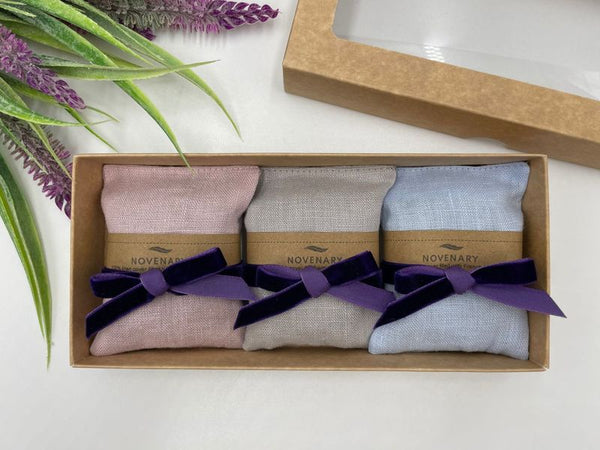 Lavender Linen Pillows - Novenary