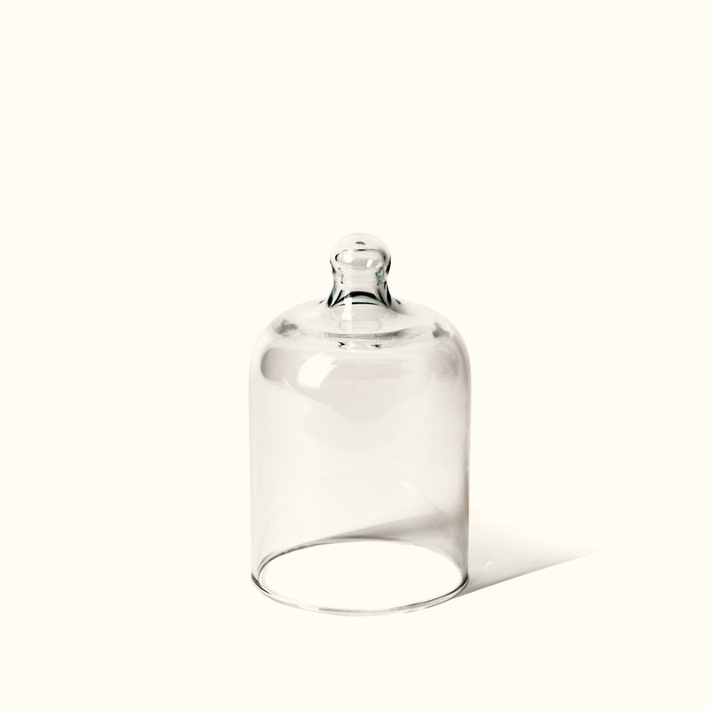 Glass Cloche Candle Cover, Glass Candle Cover
