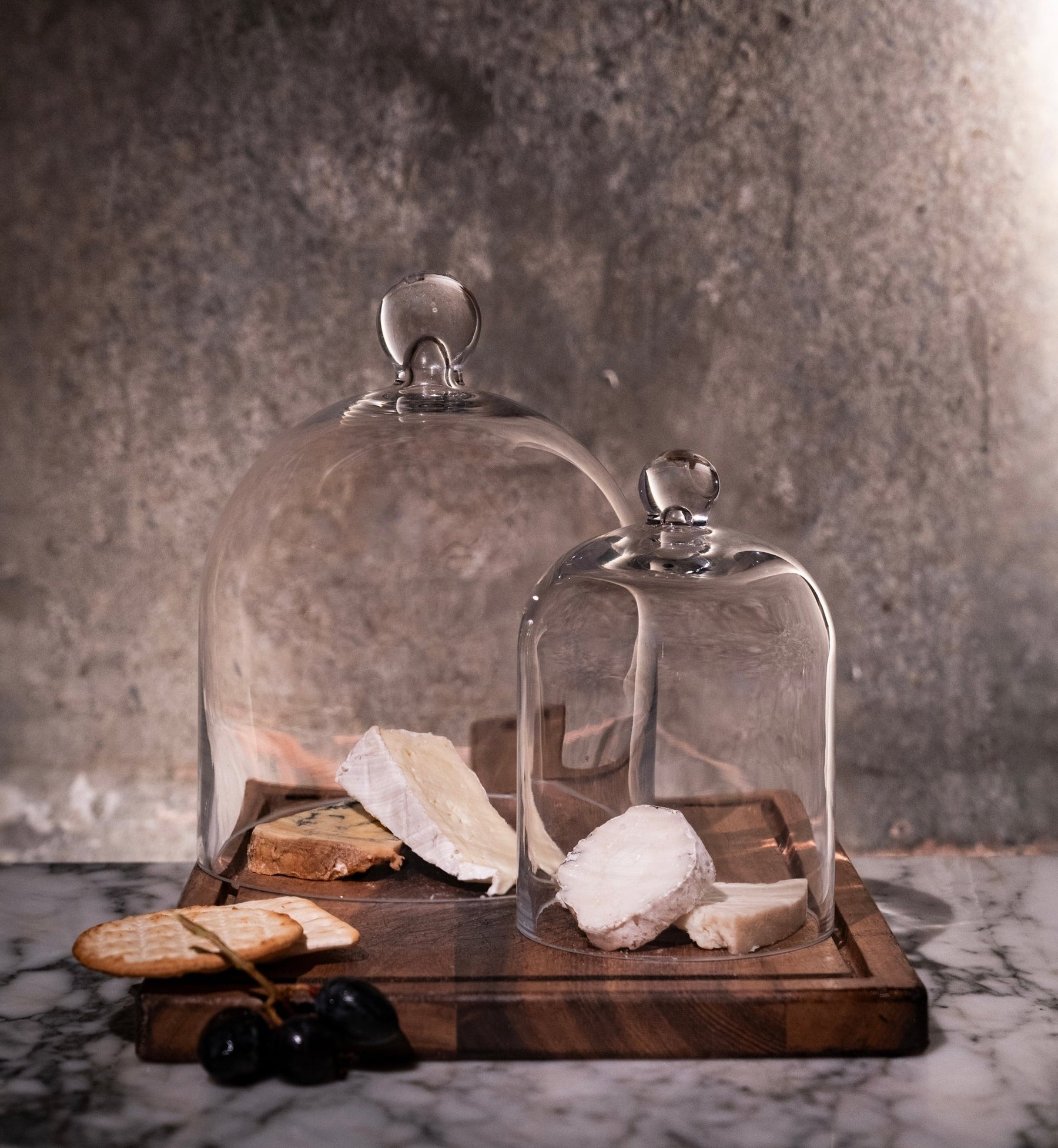 Small Vintage Glass Cloche Domes